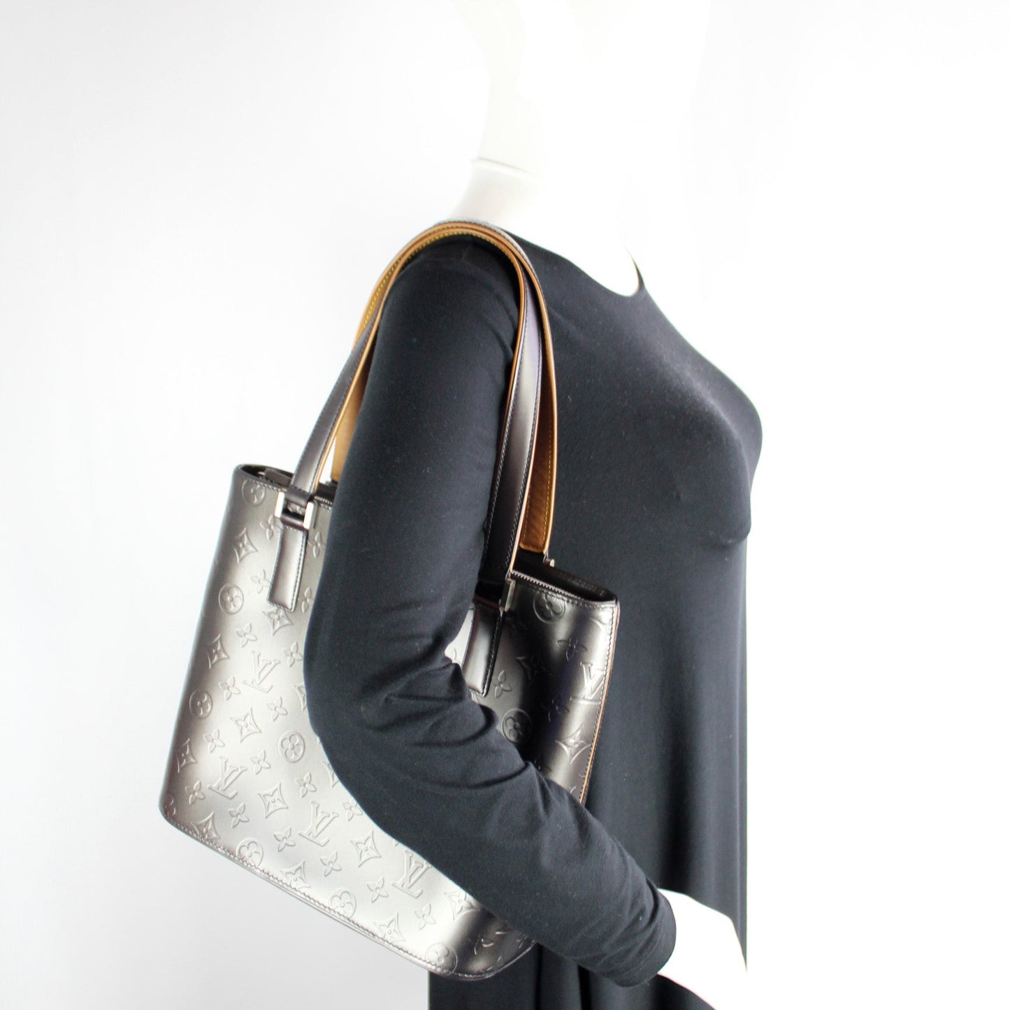 Stockton Monogram Matte Leather