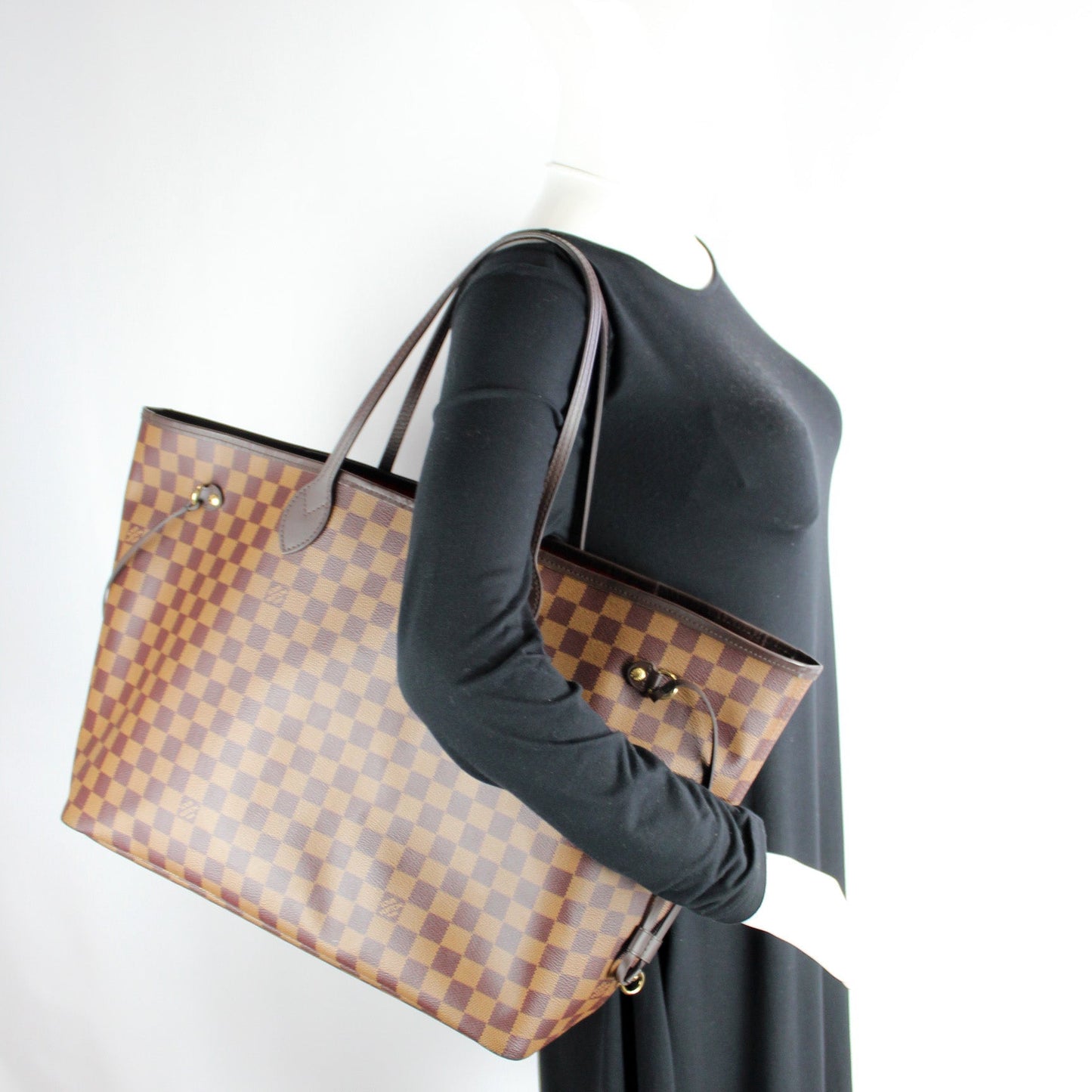 Neverfull GM W/ Wallet Damier Ebene