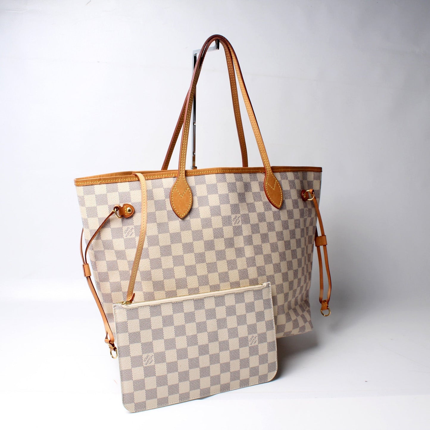 Neverfull MM W/ Wallet Damier Azur