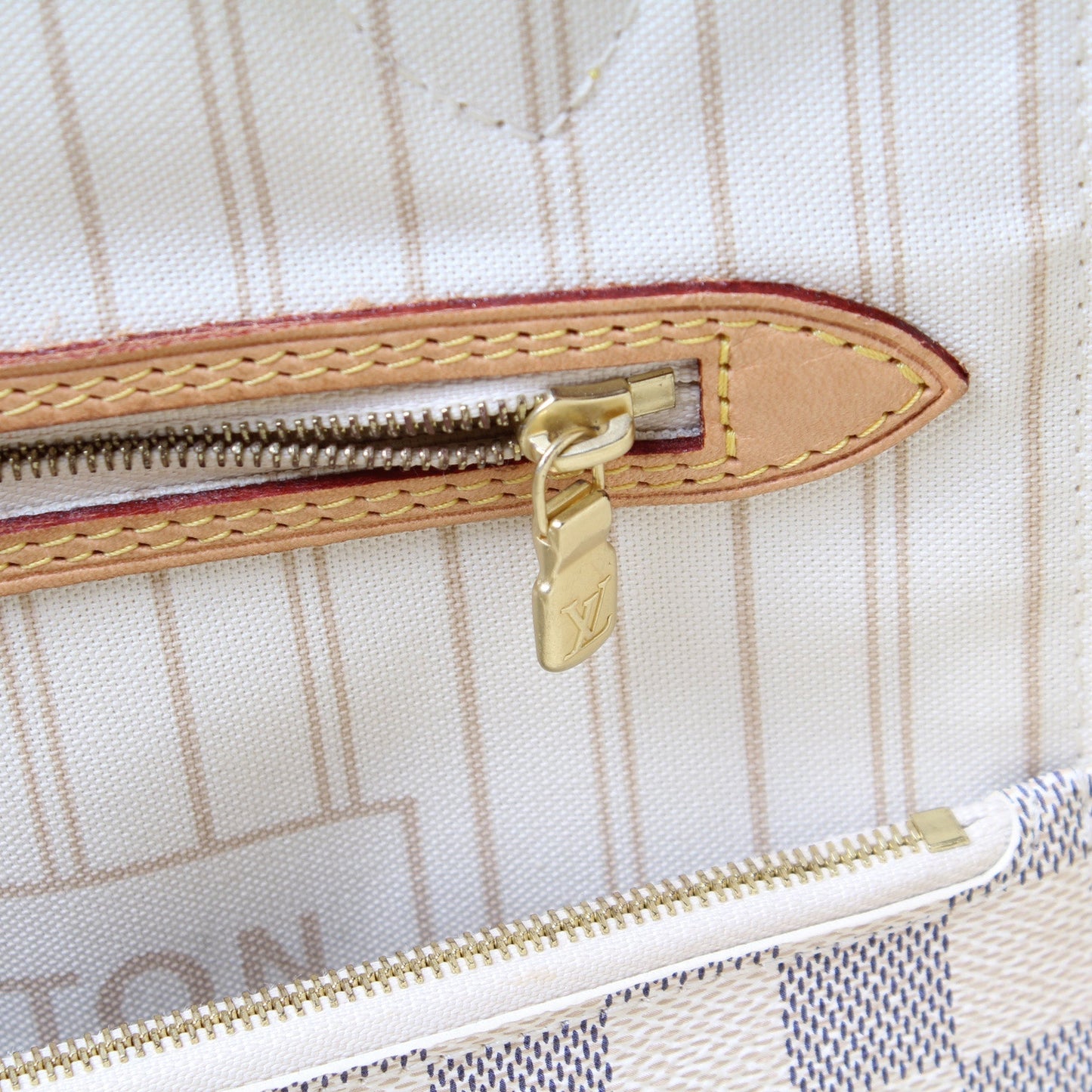 Neverfull MM W/ Wallet Damier Azur