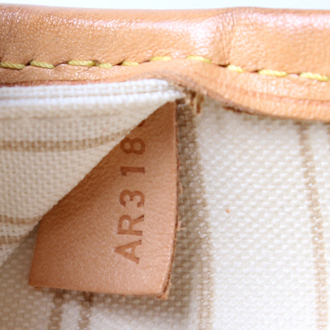 Neverfull MM W/ Wallet Damier Azur