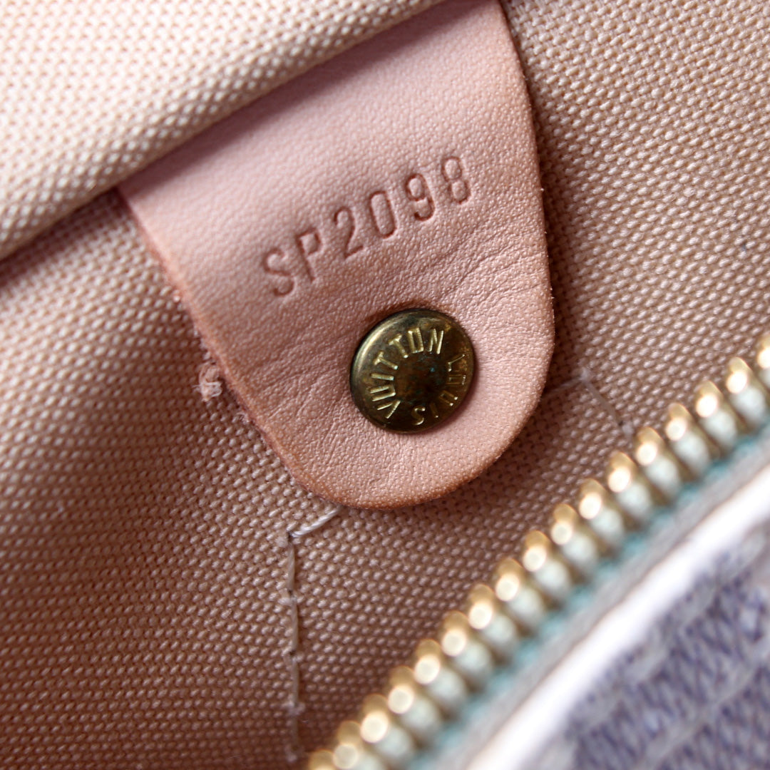 Speedy 30 Damier Azur