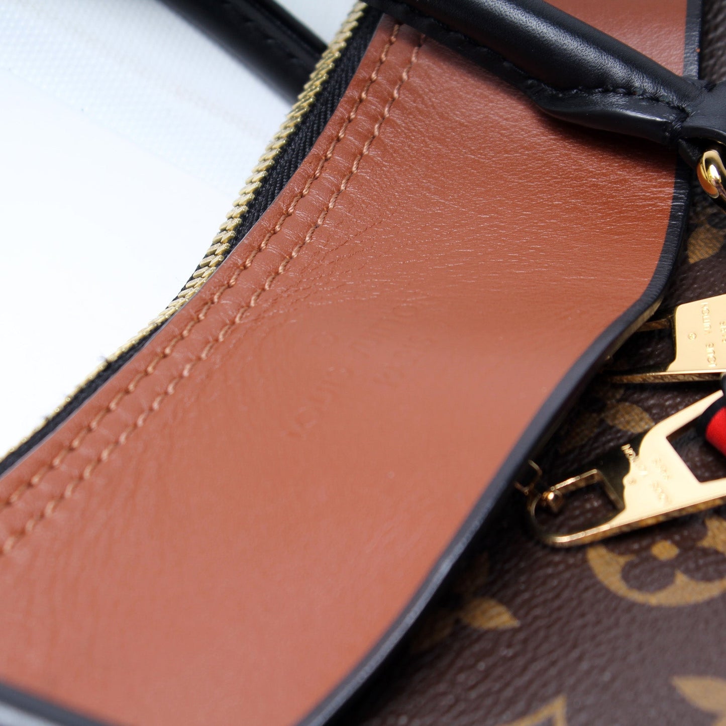 Tuileries Monogram / Leather Satchel