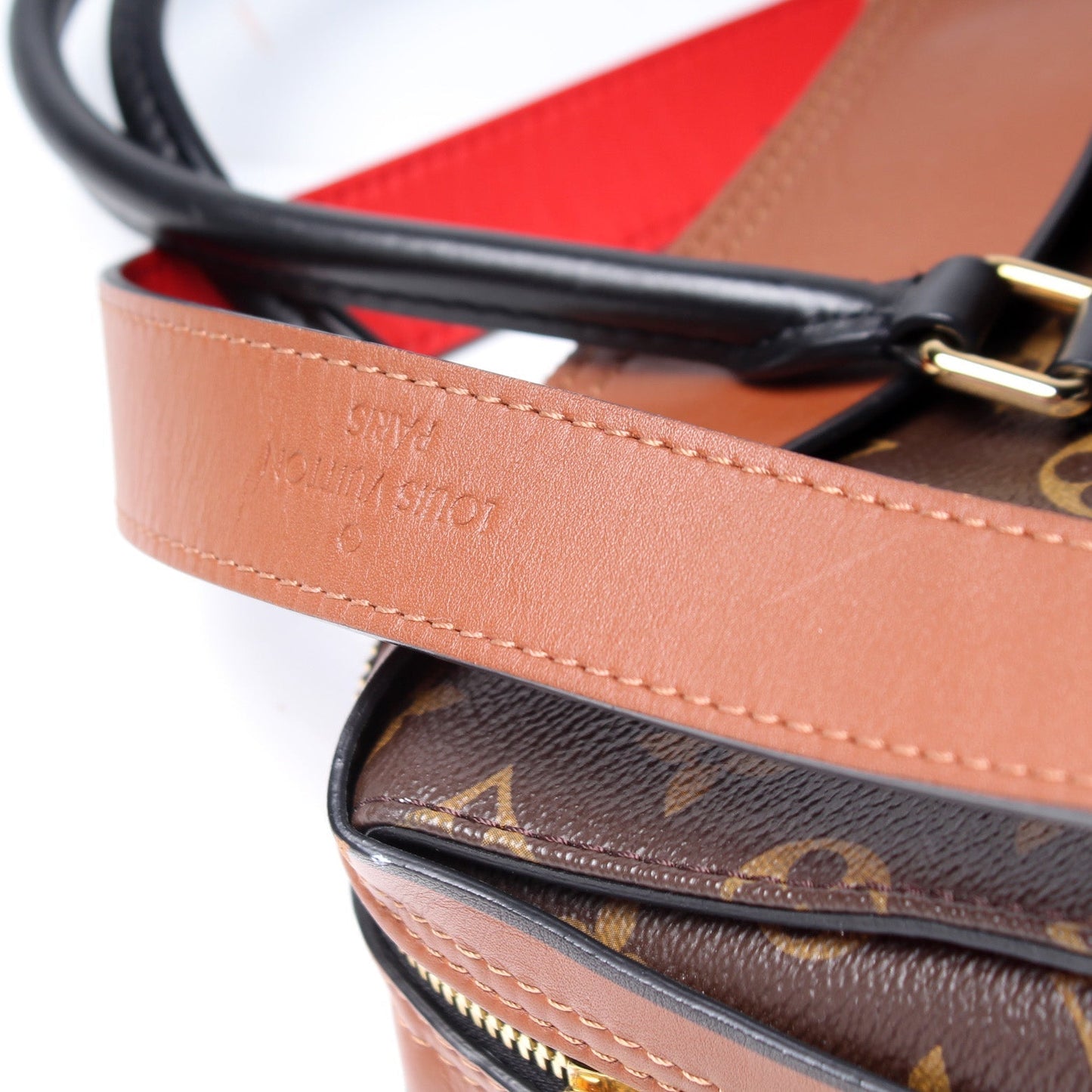 Tuileries Monogram / Leather Satchel