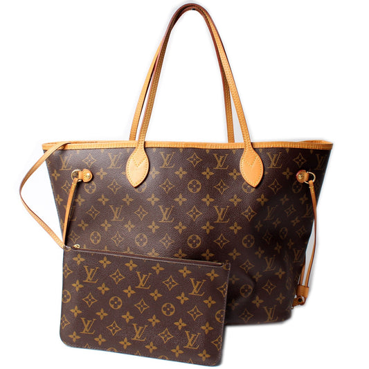 Neverfull MM W/ Wallet Monogram