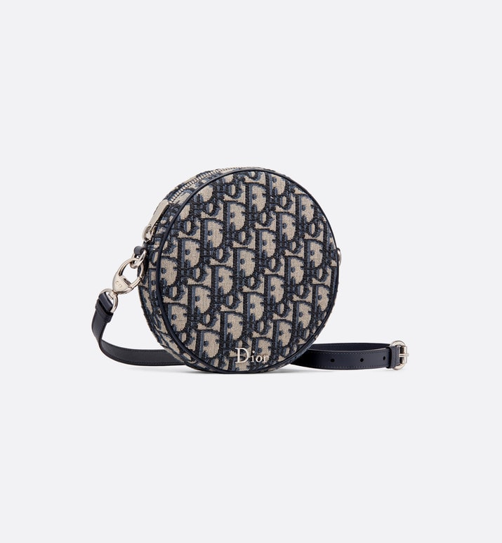 Baby Ball Bag • Blue Dior Oblique Canvas and Calfskin