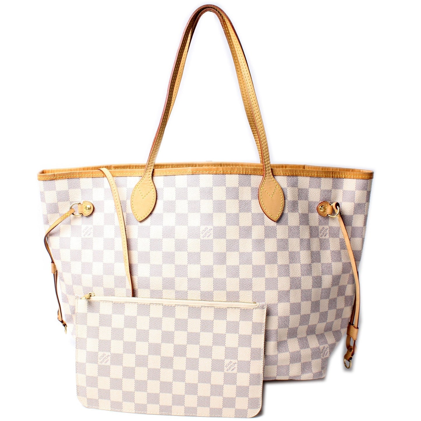 Neverfull MM W/ Wallet Damier Azur