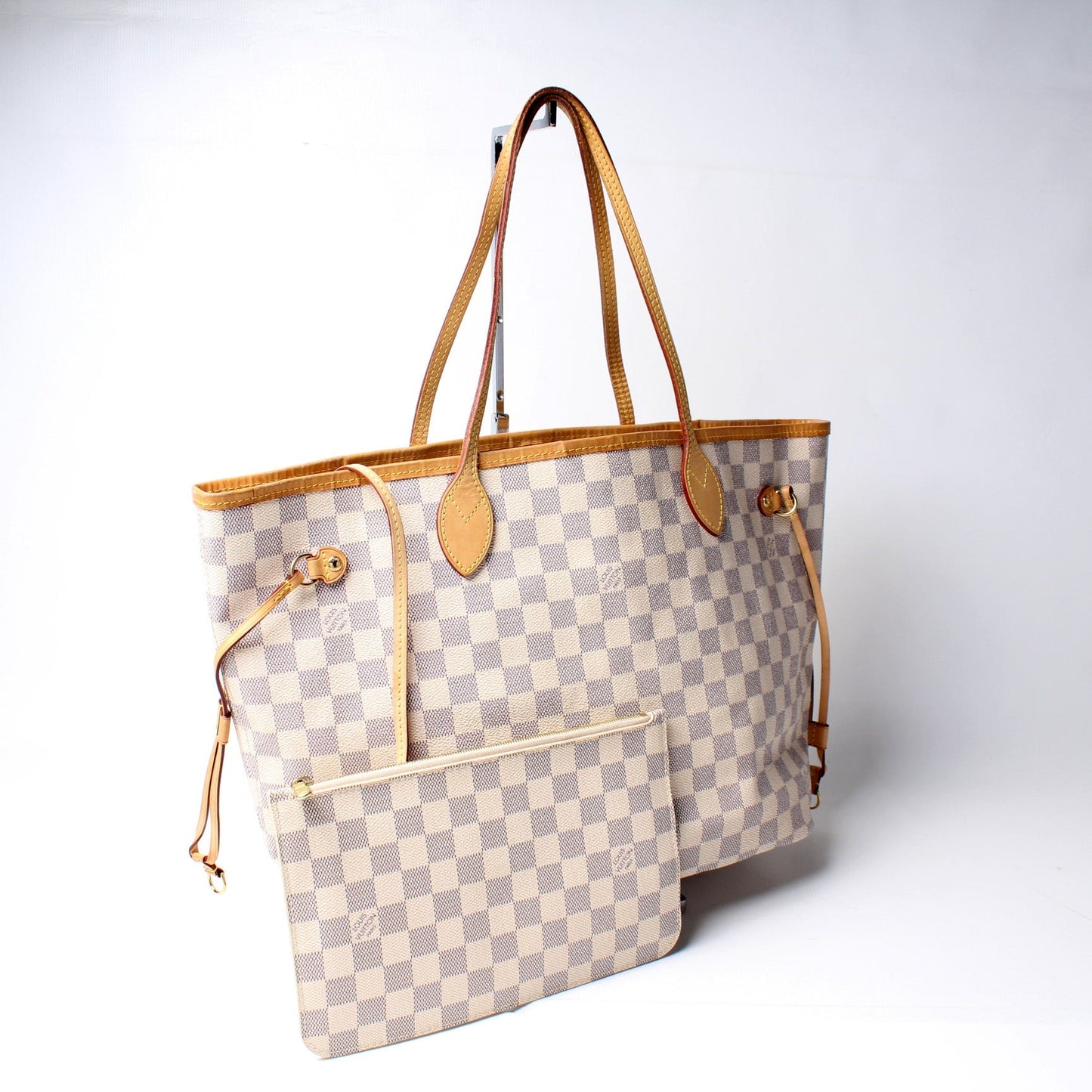 Neverfull MM W/ Wallet Damier Azur