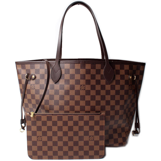 Neverfull MM W/Wallet Damier Ebene