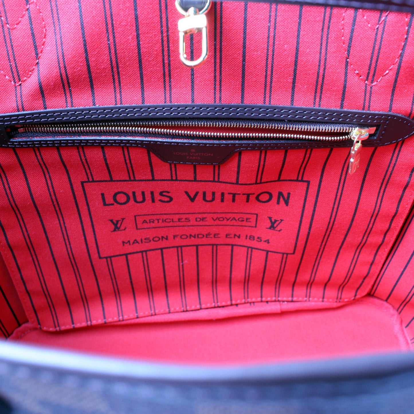 Neverfull MM W/Wallet Damier Ebene