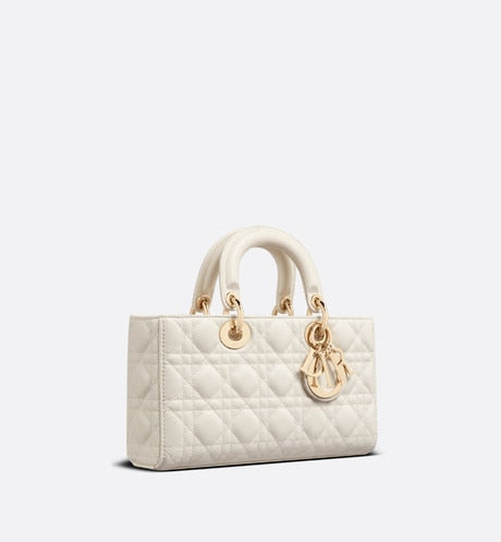 Lady D-Joy Bag • Latte Cannage Lambskin