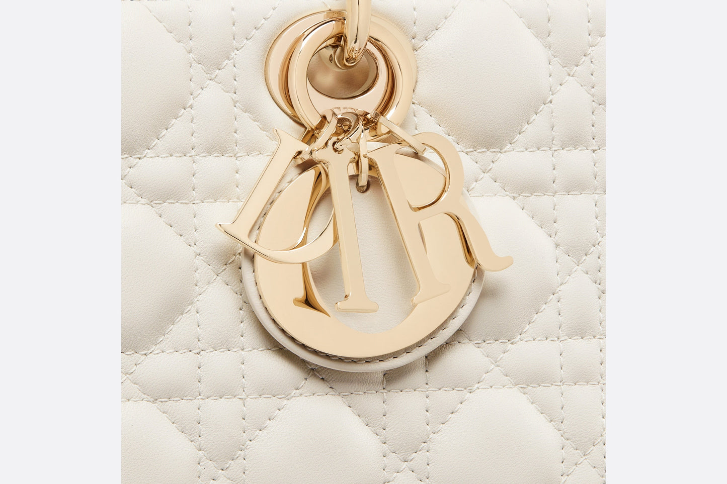 Lady D-Joy Bag • Latte Cannage Lambskin