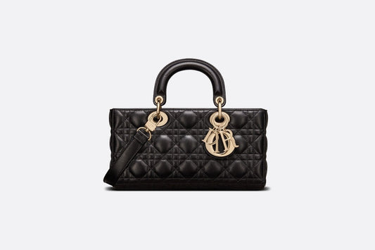 Lady D-Joy Bag • Black Cannage Lambskin