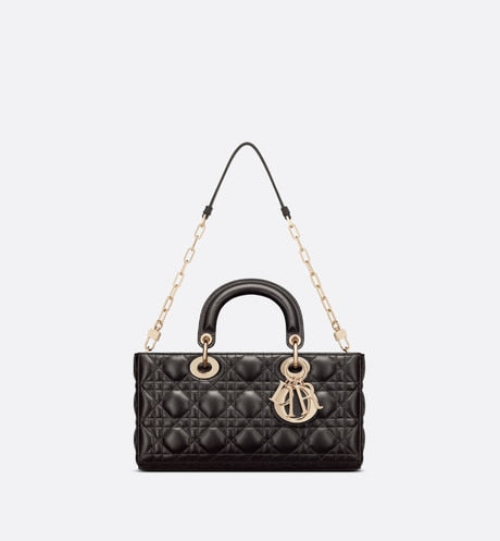 Lady D-Joy Bag • Black Cannage Lambskin