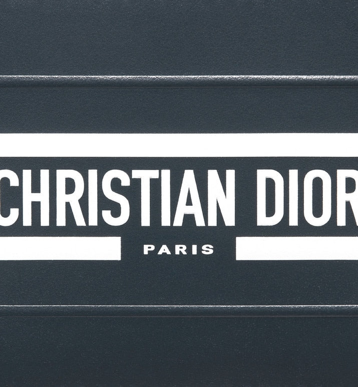 Dior Vibe Card Holder • Blue Calfskin