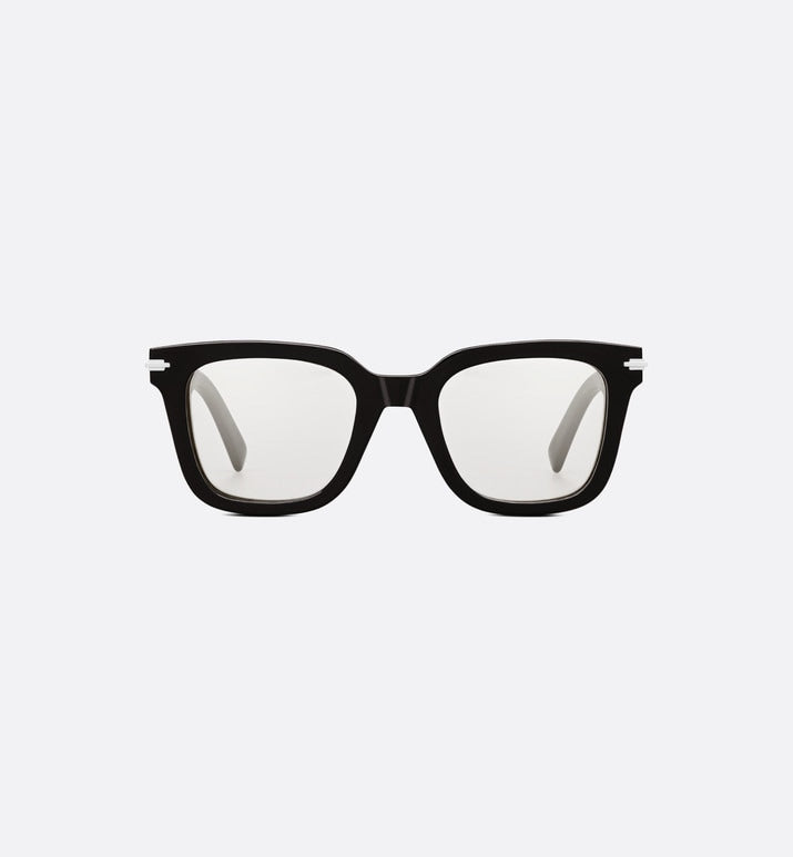 DiorBlackSuit S10I • Black Square Glasses with Blue Light Filter