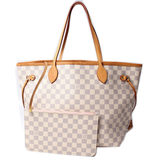 Neverfull MM W/Wallet Damier Azur