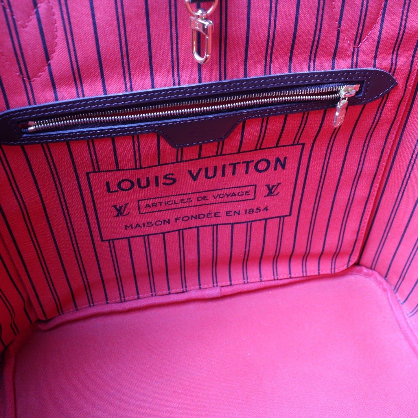 Neverfull MM W/ Wallet Damier Ebene