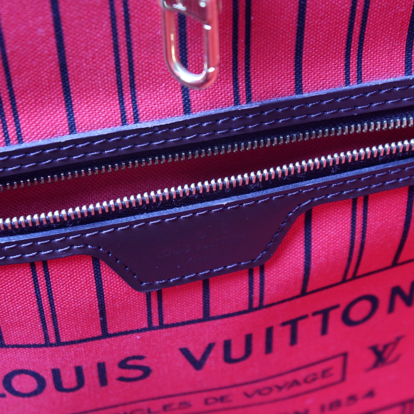 Neverfull MM W/ Wallet Damier Ebene