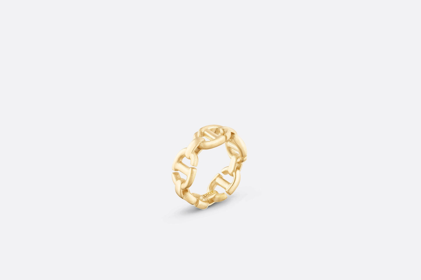 CD Navy Ring • Gold-finish metal