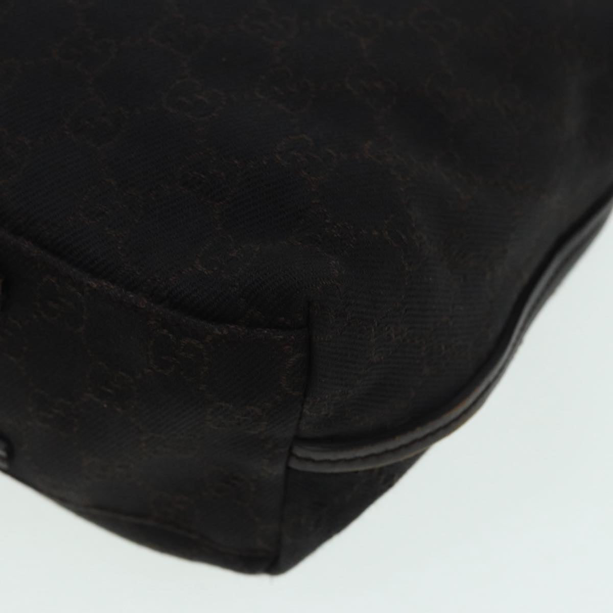 Gucci Gg Canvas Black Canvas Shoulder Bag ()