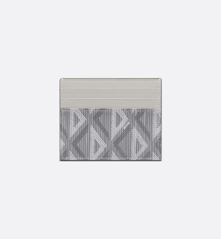 Card Holder • Dior Gray CD Diamond Canvas