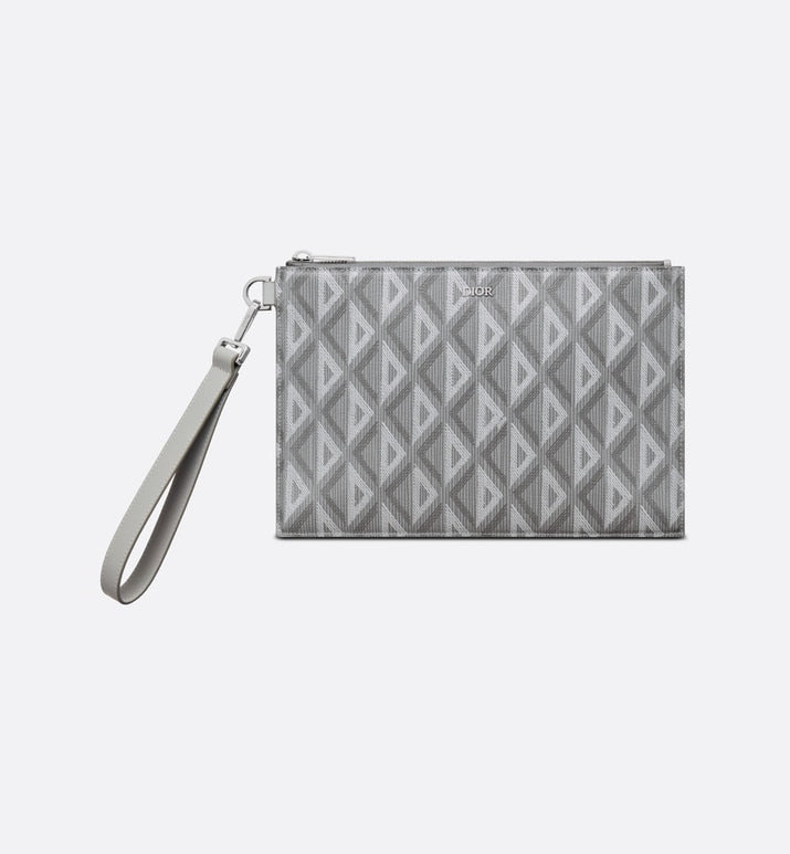 A5 Pouch • Dior Gray CD Diamond Canvas