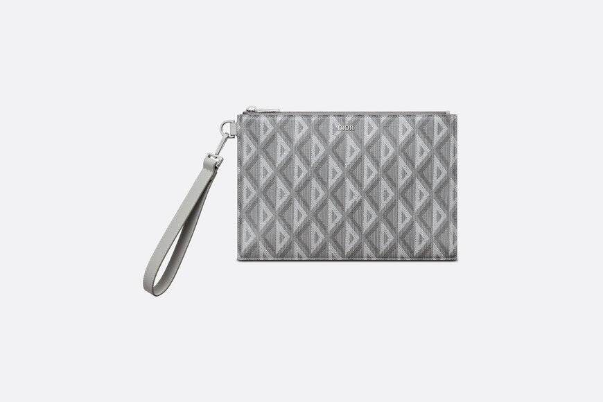 A5 Pouch • Dior Gray CD Diamond Canvas