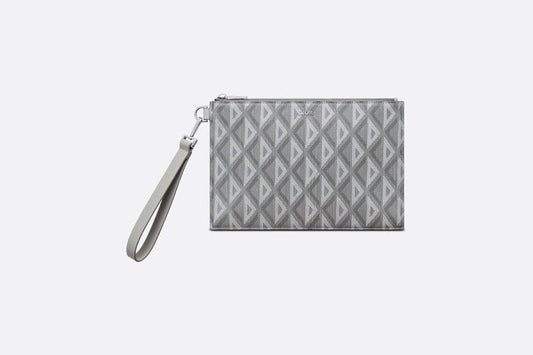 A5 Pouch • Dior Gray CD Diamond Canvas