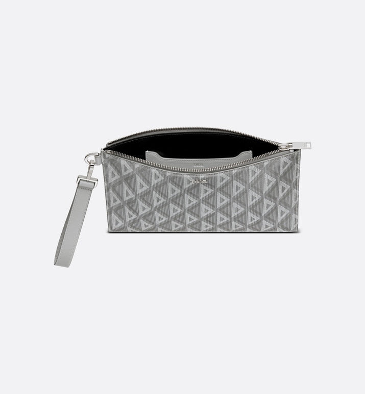 A5 Pouch • Dior Gray CD Diamond Canvas