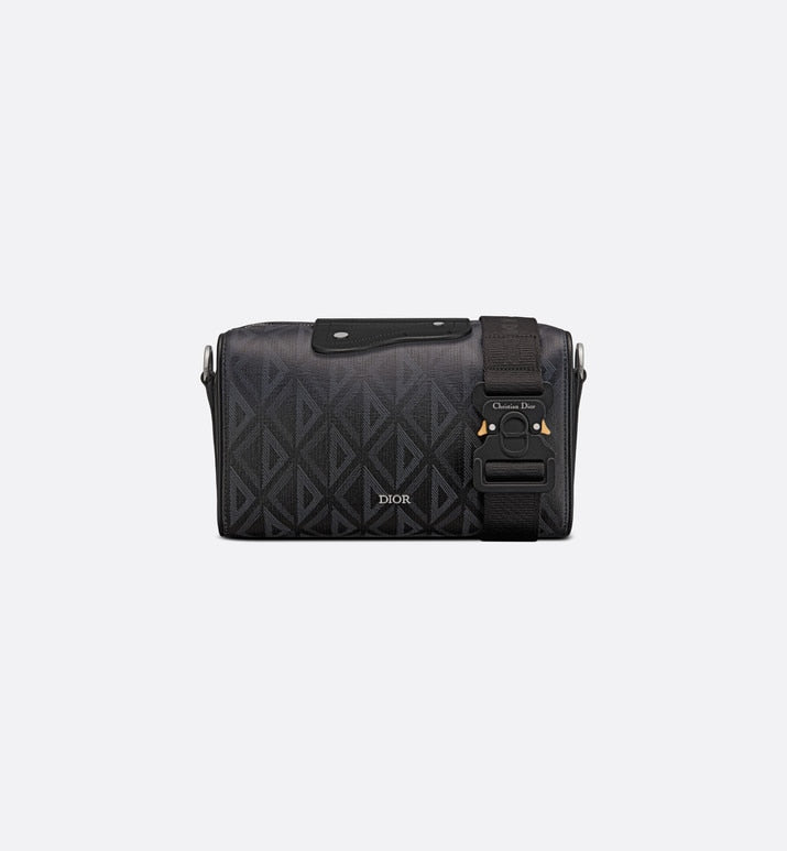 Dior Lingot 22 Bag • Black CD Diamond Canvas