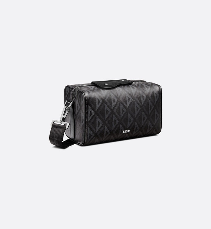 Dior Lingot 22 Bag • Black CD Diamond Canvas