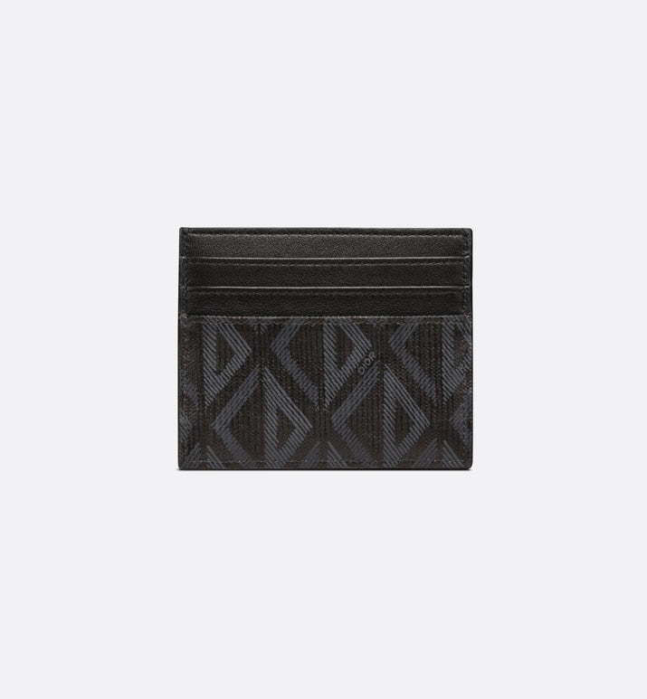 Card Holder • Black CD Diamond Canvas