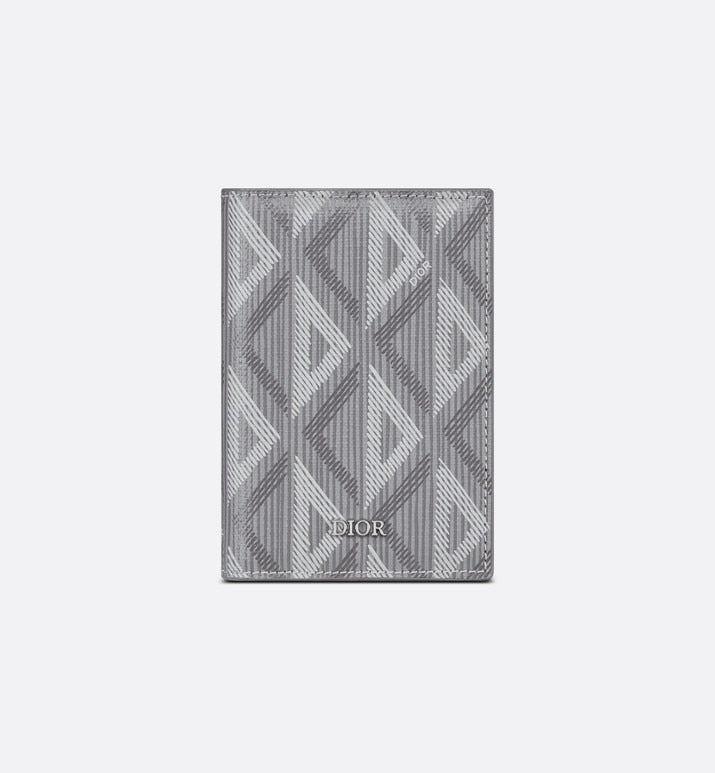 Bi-Fold Card Holder • Dior Gray CD Diamond Canvas