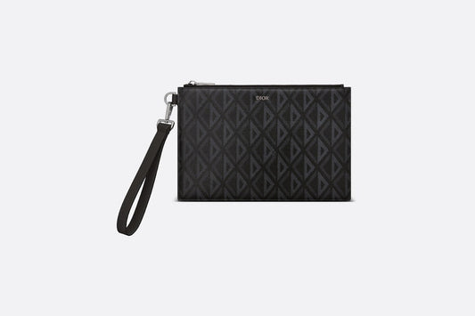 A5 Pouch • Black CD Diamond Canvas