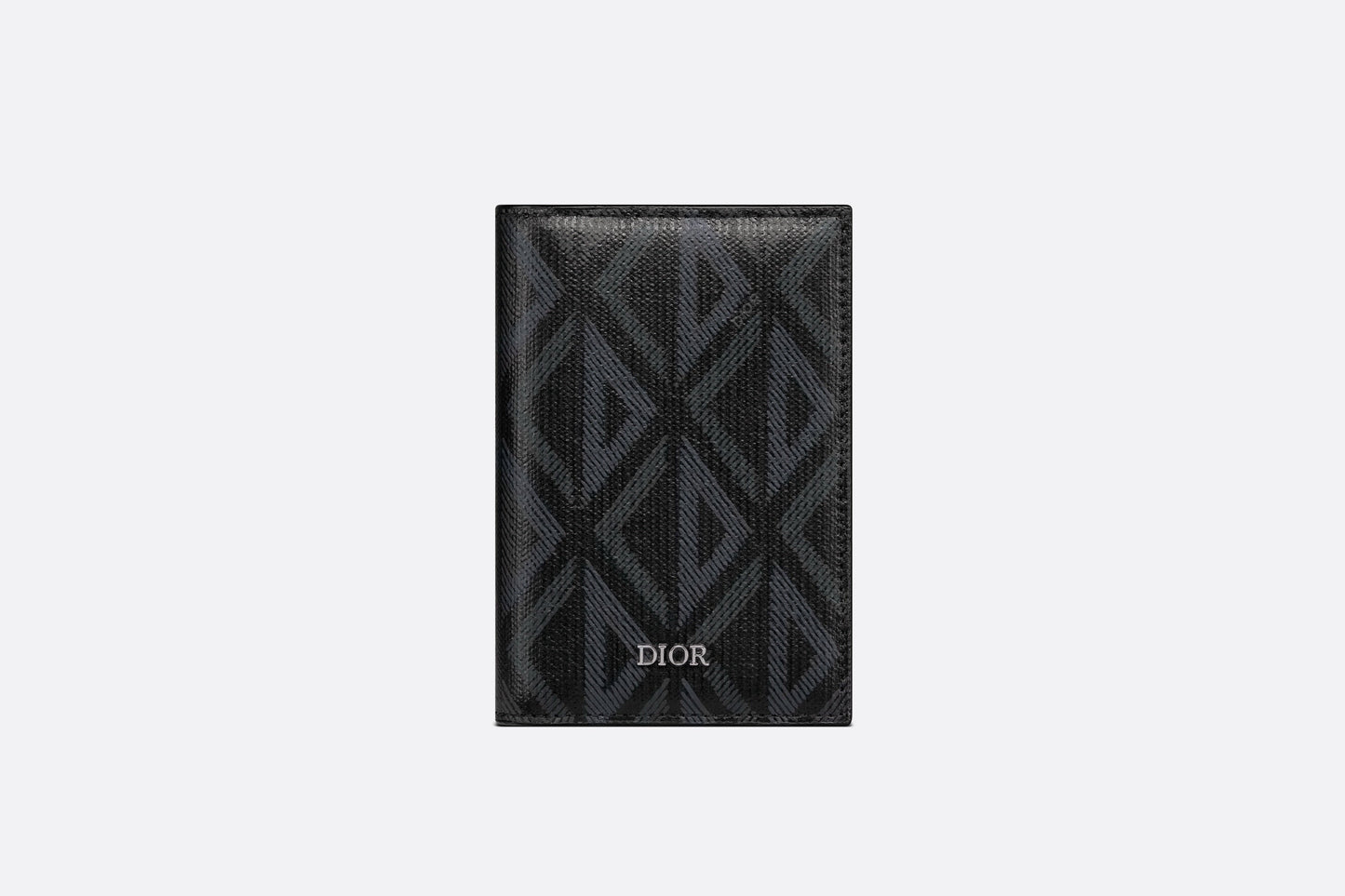 Bi-Fold Card Holder • Black CD Diamond Canvas