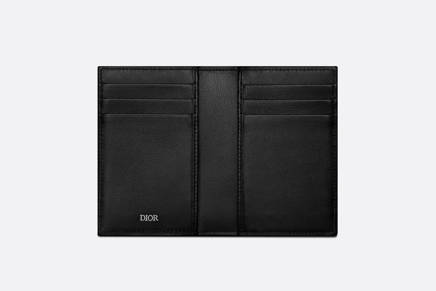 Bi-Fold Card Holder • Black CD Diamond Canvas