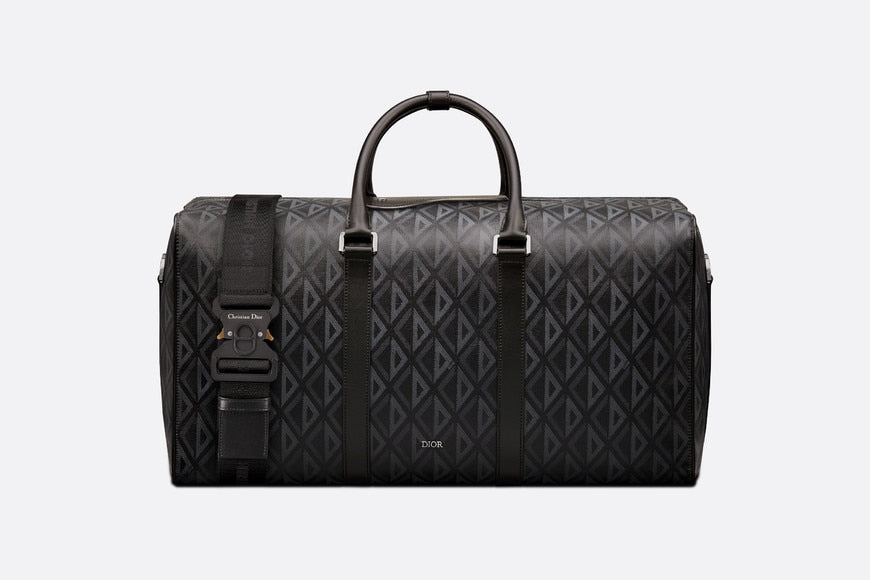 Dior Lingot 50 Duffle Bag • Black CD Diamond Canvas