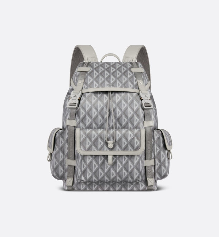 Dior Hit the Road Backpack • Dior Gray CD Diamond Canvas