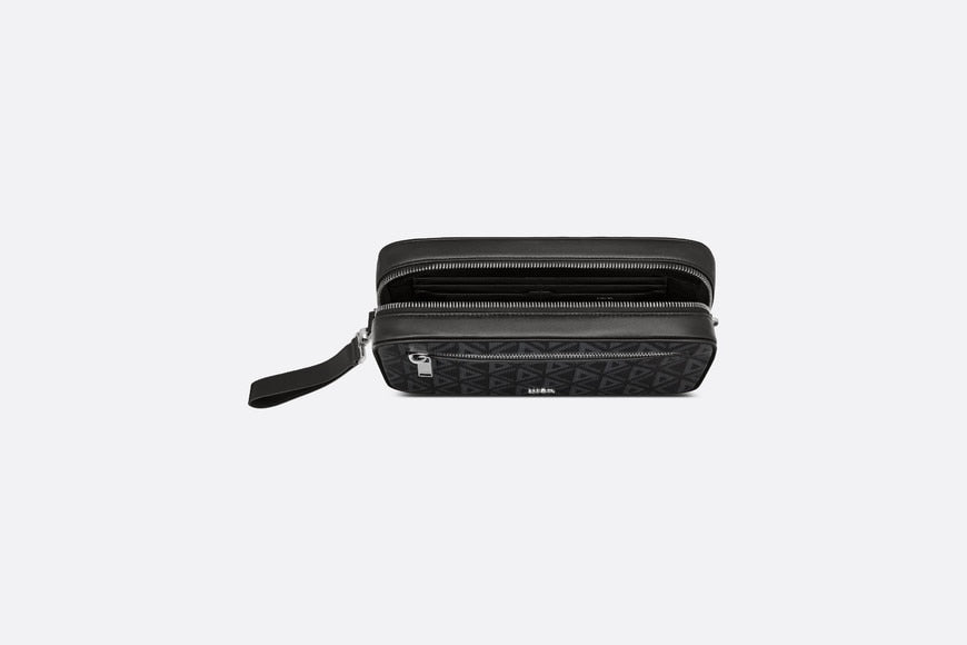Toiletry Bag • Black CD Diamond Canvas