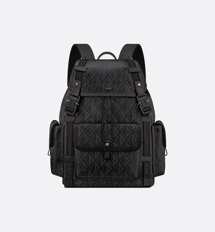 Dior Hit the Road Backpack • Black CD Diamond Canvas