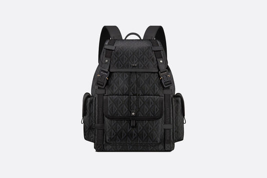 Dior Hit the Road Backpack • Black CD Diamond Canvas
