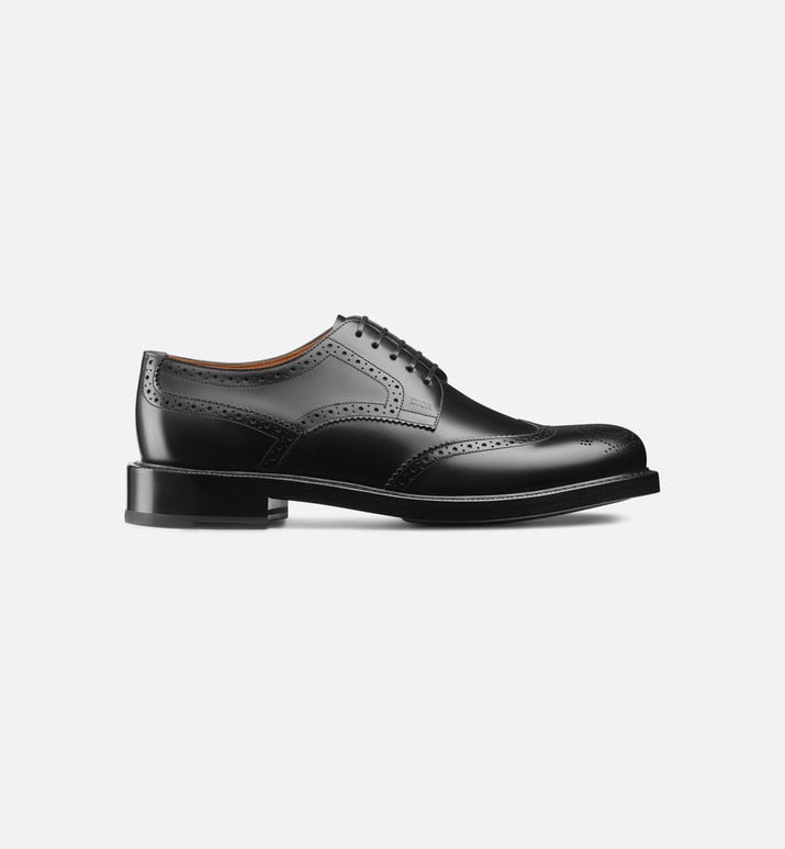 Dior Evidence Derby Brogue • Black Polished Calfskin