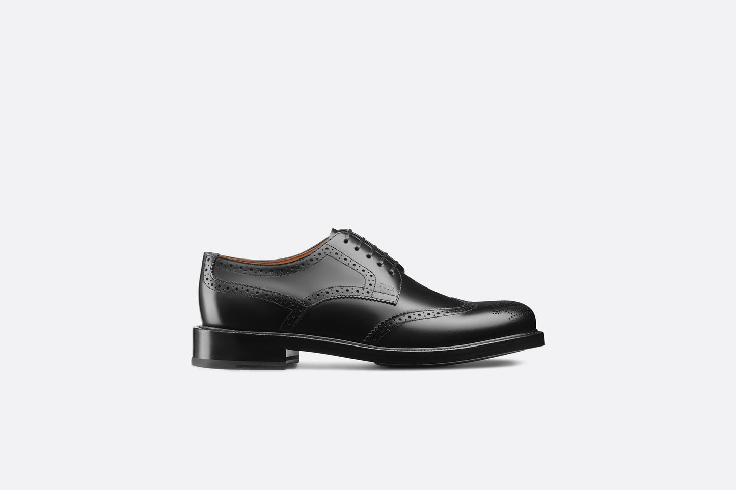 Dior Evidence Derby Brogue • Black Polished Calfskin