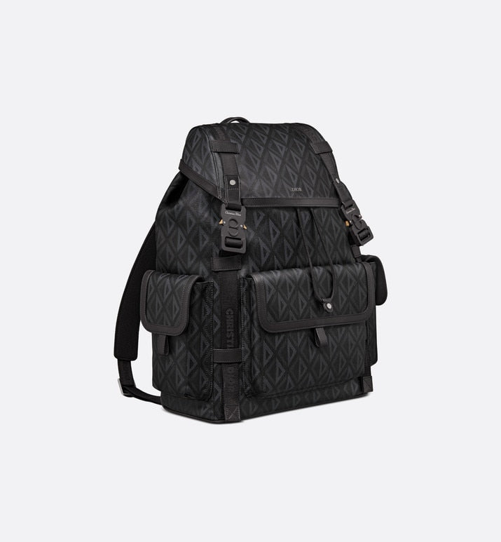 Dior Hit the Road Backpack • Black CD Diamond Canvas
