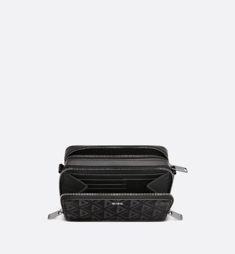 Messenger Pouch • Black CD Diamond Canvas
