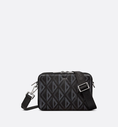 Messenger Pouch • Black CD Diamond Canvas