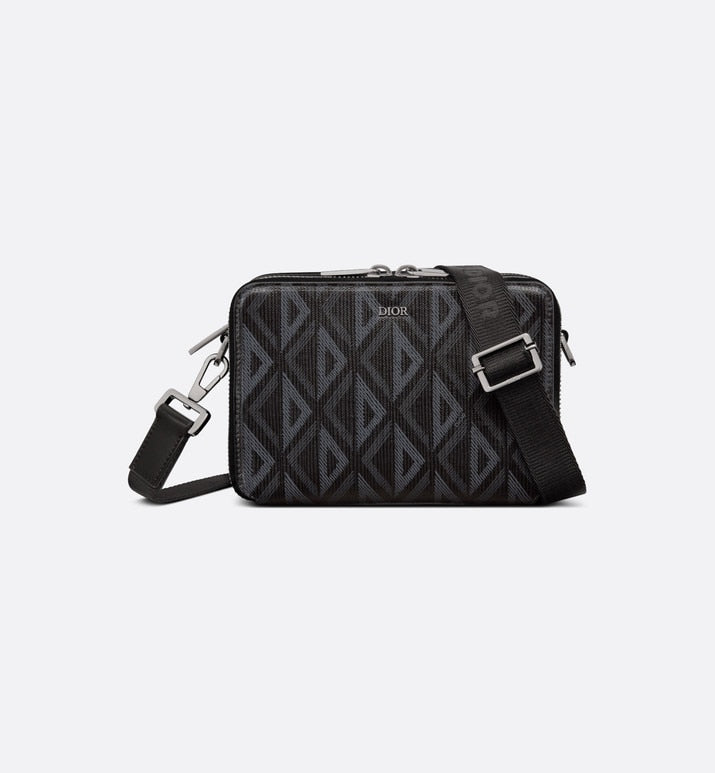 Messenger Pouch • Black CD Diamond Canvas