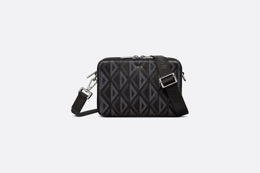 Messenger Pouch • Black CD Diamond Canvas