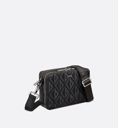 Messenger Pouch • Black CD Diamond Canvas
